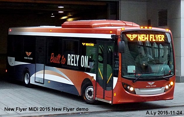 BUS/AUTOBUS: New Flyer MiDi  2015 New Flyer