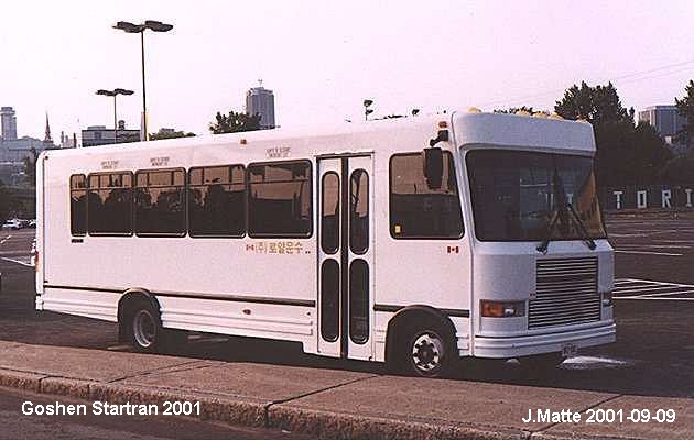 BUS/AUTOBUS: Goshen Startran 2001 Nipon