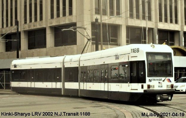 BUS/AUTOBUS: Kinki-Sharyo LRV 2002 N.J.Transit