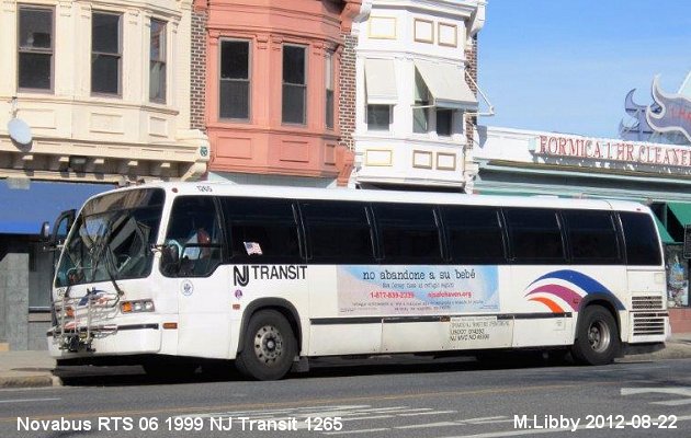 BUS/AUTOBUS: Novabus RTS VI 1999 NJ Transit