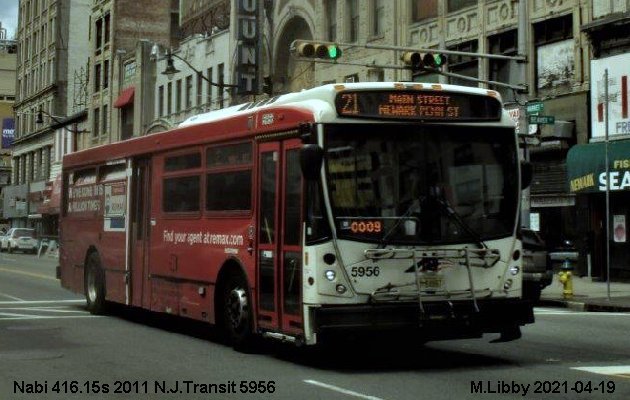 BUS/AUTOBUS: Orion 416-15s 2011 N.J.Transit