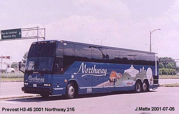 BUS/AUTOBUS: Prevost H3-45 2001 Northway