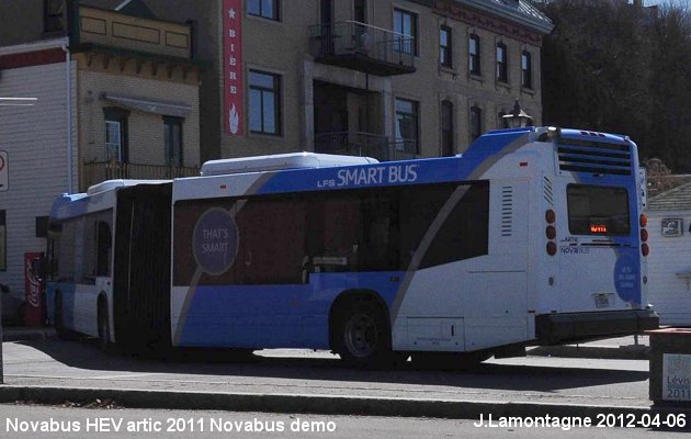 BUS/AUTOBUS: Novabus HEV artic 2012 Novabus