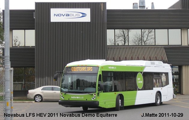 BUS/AUTOBUS: Novabus HEV 2011 Novabus