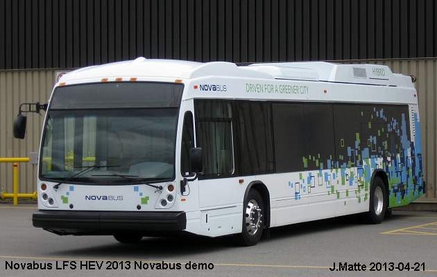 BUS/AUTOBUS: Novabus HEV 2013 Novabus