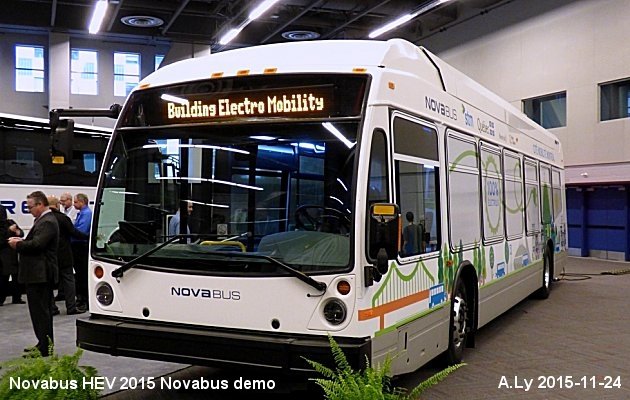 BUS/AUTOBUS: Novabus HEV 2015 Novabus