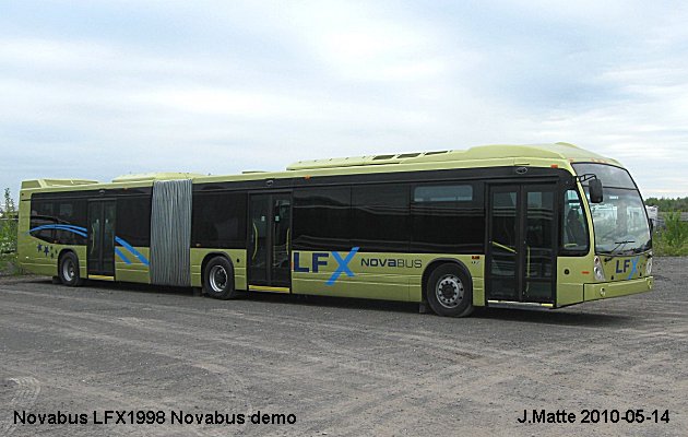 BUS/AUTOBUS: Novabus LFX 2008 Novabus