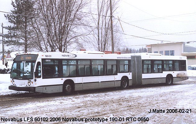 BUS/AUTOBUS: Novabus LFS 60102 2006 Novabus