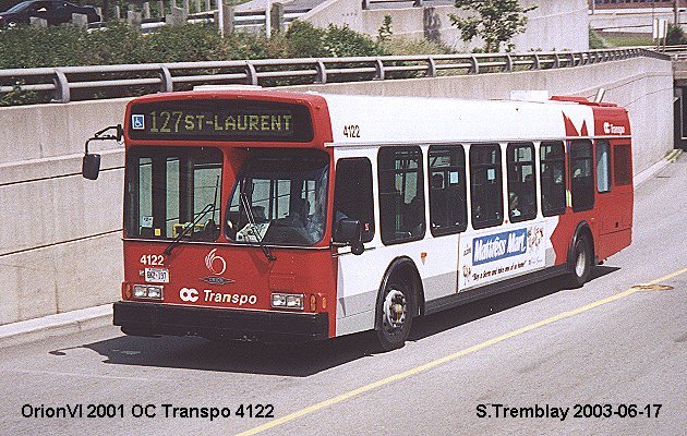 BUS/AUTOBUS: Orion VI 2001 OC Transpo