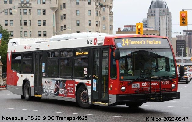 BUS/AUTOBUS: Novabus LFS 2019 OC Transpo