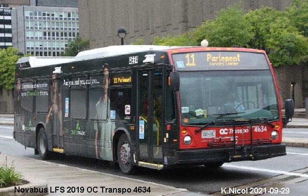 BUS/AUTOBUS: Novabus LFS 2019 OC Transpo