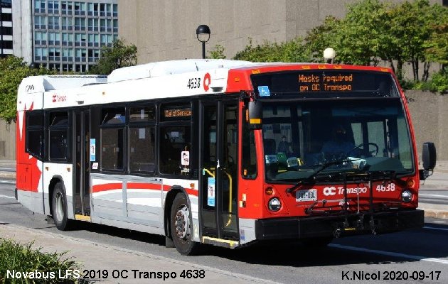 BUS/AUTOBUS: Novabus LFS 2019 OC Transpo