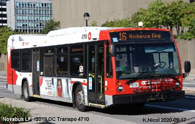 BUS/AUTOBUS: Novabus LFS 2019 OC Transpo