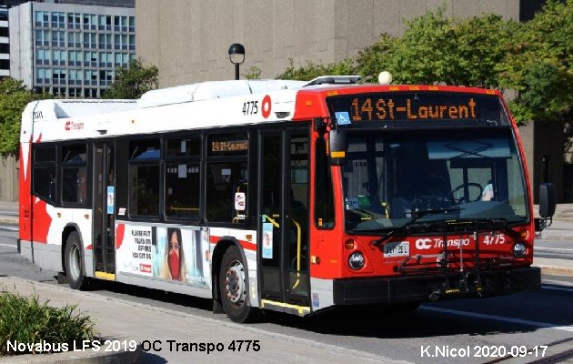 BUS/AUTOBUS: Novabus LFS 2019 OC Transpo