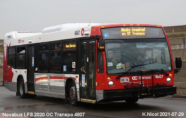 BUS/AUTOBUS: Novabus LFS 2020 OC Transpo