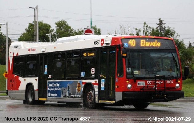 BUS/AUTOBUS: Novabus LFS 2020 OC Transpo