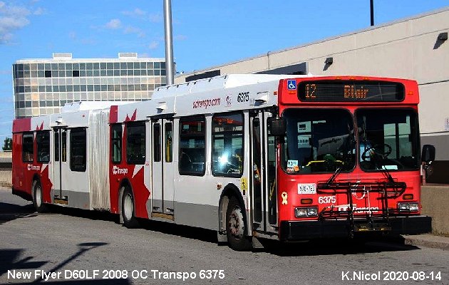 BUS/AUTOBUS: New Flyer D60LF 2008 OC Transpo