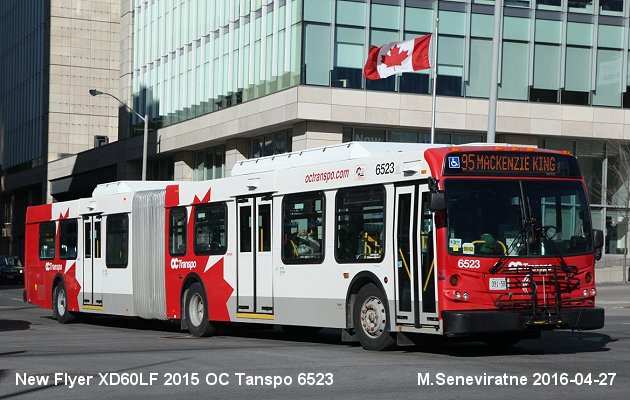 BUS/AUTOBUS: New Flyer XD60LF 2015 OC Transpo