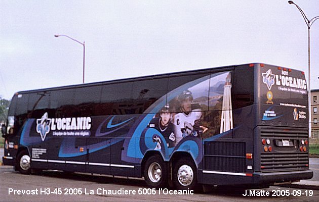 BUS/AUTOBUS: Prevost H3-45 2005 Chaudiere