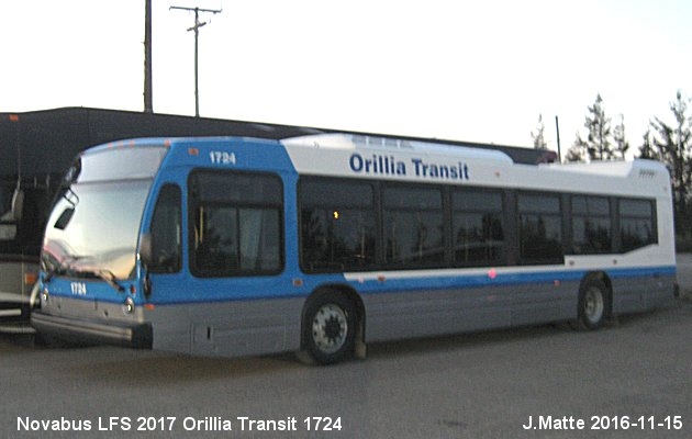 BUS/AUTOBUS: Novabus HEV 2017 Orillia