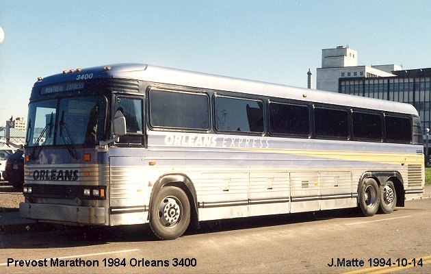 BUS/AUTOBUS: Prevost Marathon 1984 Orleans