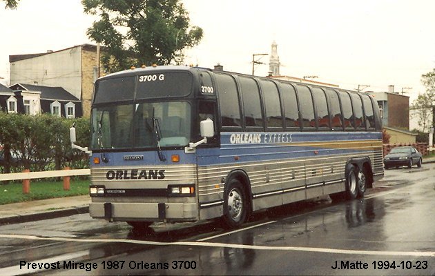 BUS/AUTOBUS: Prevost Mirage 1987 Orleans