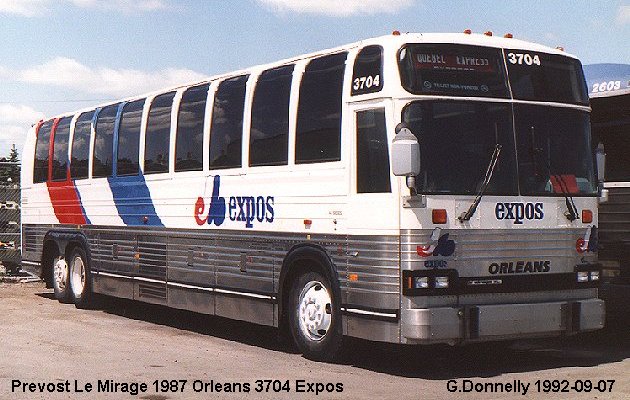 BUS/AUTOBUS: Prevost Mirage 1987 Orleans