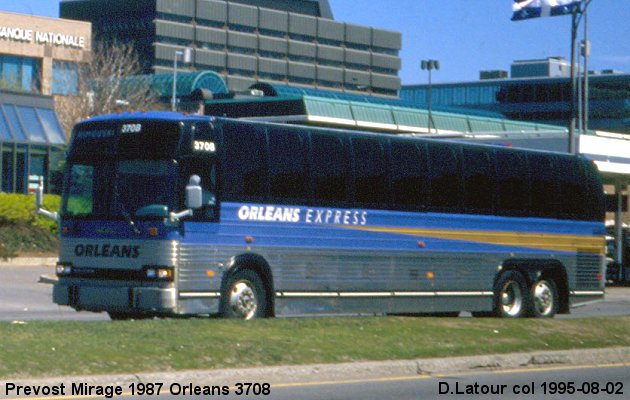 BUS/AUTOBUS: Prevost Mirage 1987 Orleans