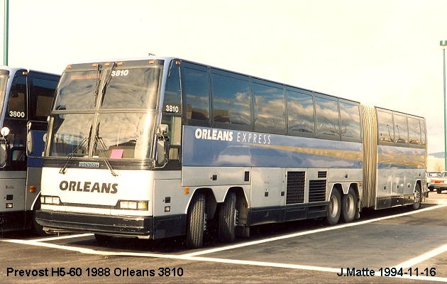 BUS/AUTOBUS: Prevost H5-60 1988 Orleans