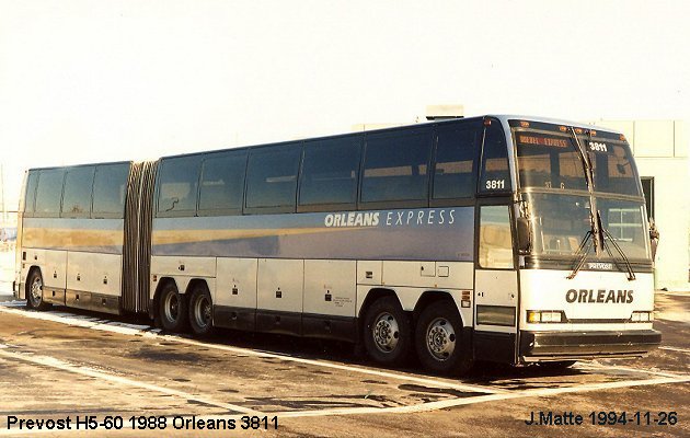 BUS/AUTOBUS: Prevost H5-60 1988 Orleans