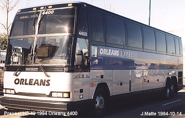 BUS/AUTOBUS: Prevost H3-40 1994 Orleans