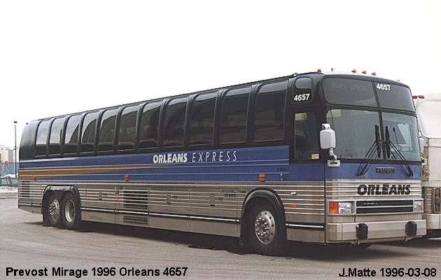 BUS/AUTOBUS: Prevost Mirage 1996 Orleans