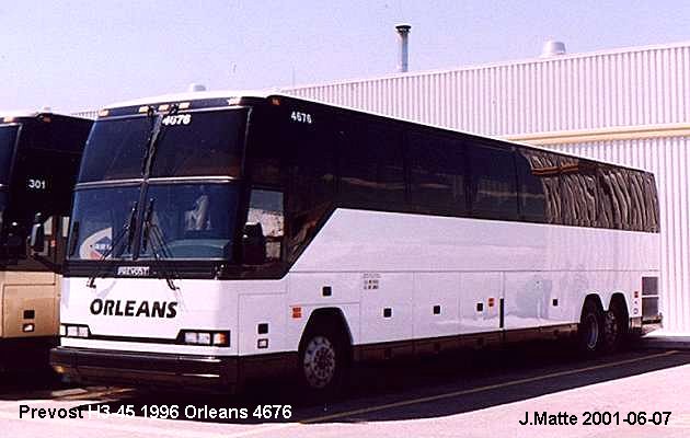 BUS/AUTOBUS: Prevost H3-45 1996 Orleans