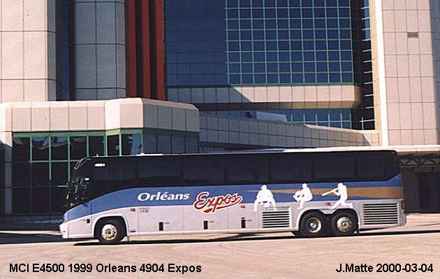 BUS/AUTOBUS: Prevost E4500 1999 Orleans