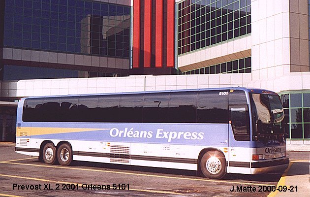 BUS/AUTOBUS: Prevost XL-2 2001 Orleans