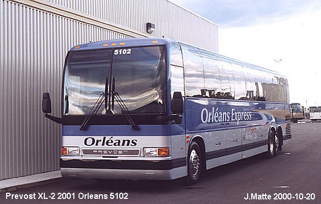 BUS/AUTOBUS: Prevost XL-2 2001 Orleans