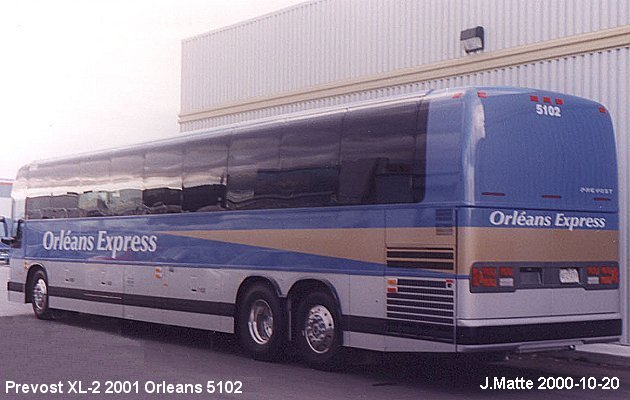 BUS/AUTOBUS: Prevost XL-2 2001 Orleans