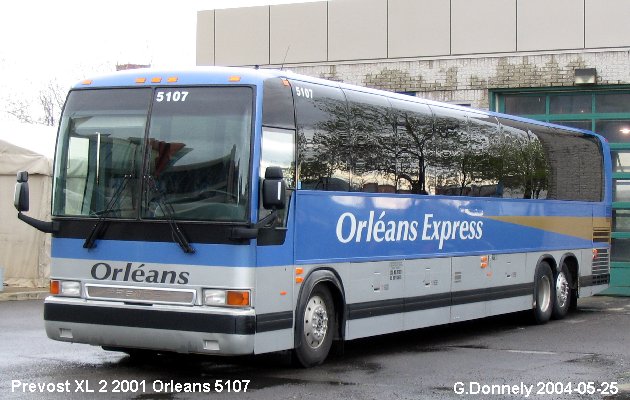 BUS/AUTOBUS: Prevost XL-2 2001 Orleans