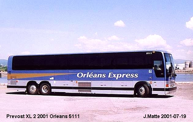 BUS/AUTOBUS: Prevost XL-2 2001 Orleans