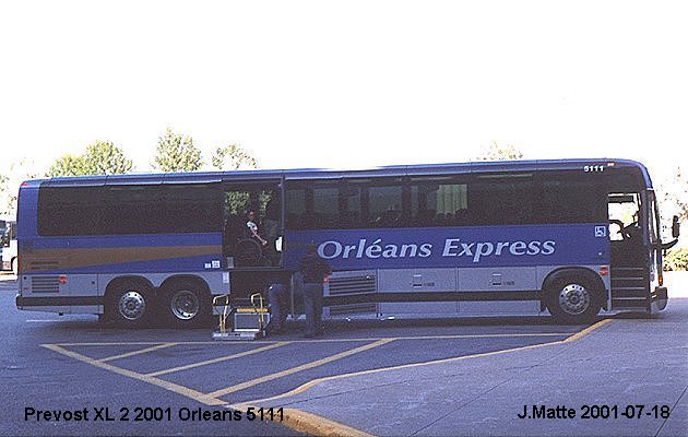 BUS/AUTOBUS: Prevost XL-2 2001 Orleans