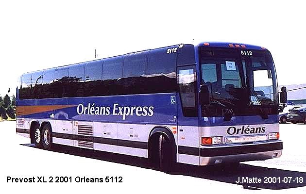 BUS/AUTOBUS: Prevost XL-2 2001 Orleans