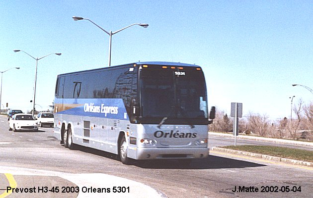 BUS/AUTOBUS: Prevost H3-45 2003 Orleans