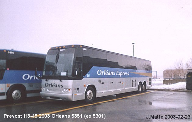 BUS/AUTOBUS: Prevost H3-45 2003 Orleans