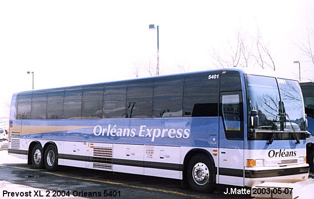 BUS/AUTOBUS: Prevost XL-2 2004 Orleans