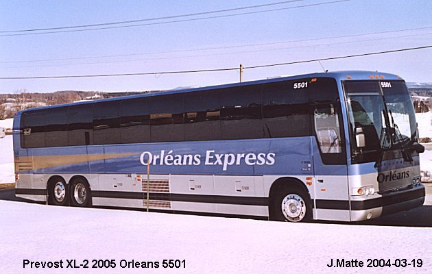 BUS/AUTOBUS: Prevost XL-2 2005 Orleans