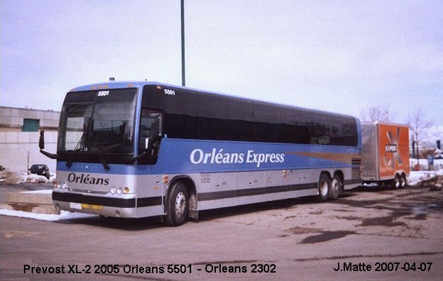 BUS/AUTOBUS: Prevost XL-2 2005 Orleans