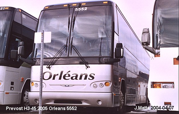 BUS/AUTOBUS: Prevost H3-45 2004 Orleans