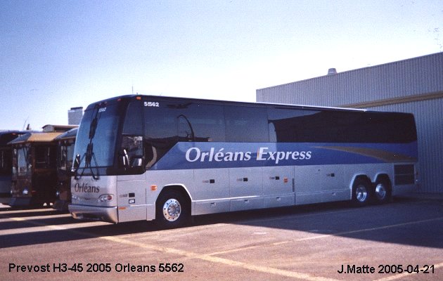 BUS/AUTOBUS: Prevost H3-45 2005 Orleans