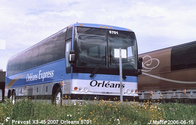 BUS/AUTOBUS: Prevost X3-45 2007 Orleans