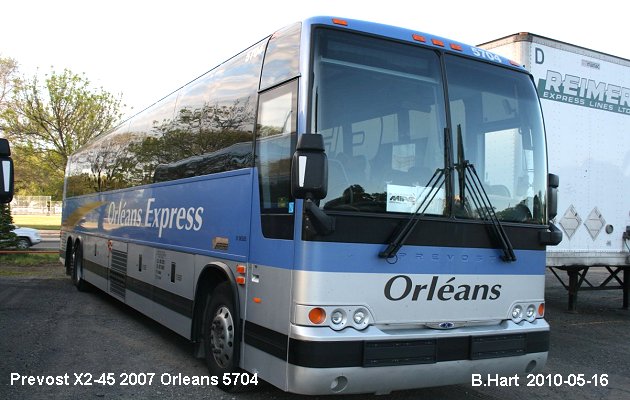 BUS/AUTOBUS: Prevost X3-45 2007 Orleans